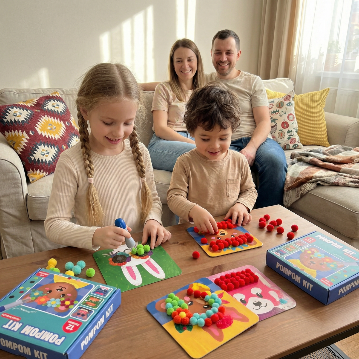 BALÍČEK TOPSELLER: Magic Water Squishies & Pom Pom Kit