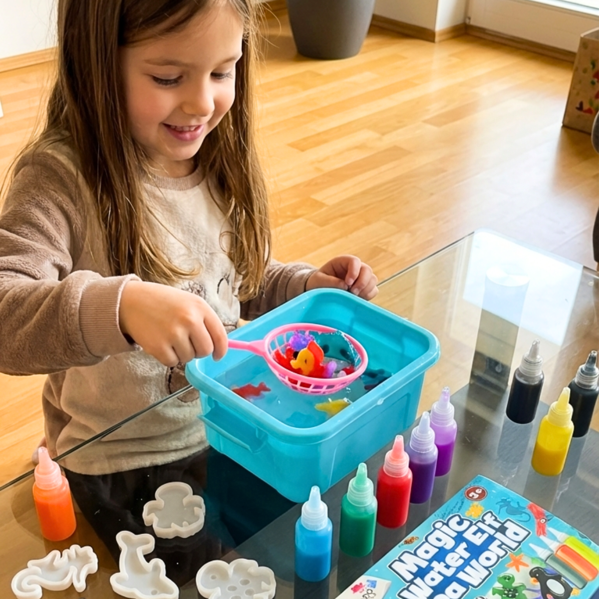 Kouzelná vodní skřítci s TŘPYTKAMI | Mořský svět | 8 barev | pro děti 3+