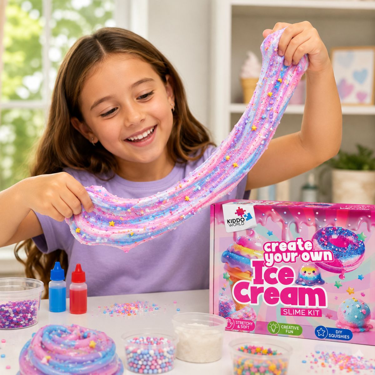 DIY Slime Squishies – Zmrzlina (4+ roky)