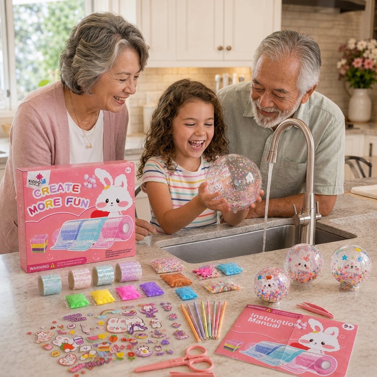 41dílná DIY sada Bubble Squishies (4+ let)