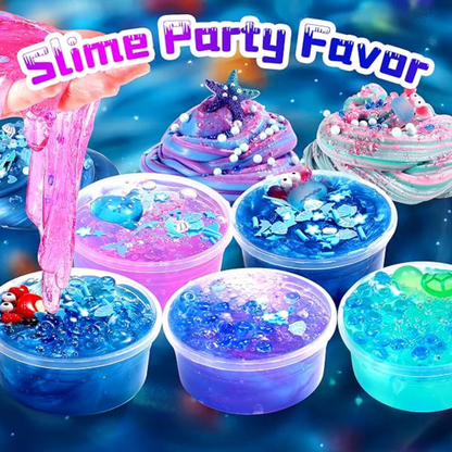 Ocean Mermaids Slime Kit | Vytvoř si svůj slizký mořský svět | pro děti 4+