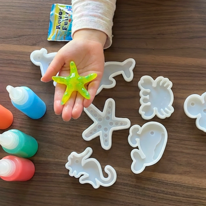 Kouzelná vodní skřítci s TŘPYTKAMI | Mořský svět | 8 barev | pro děti 3+