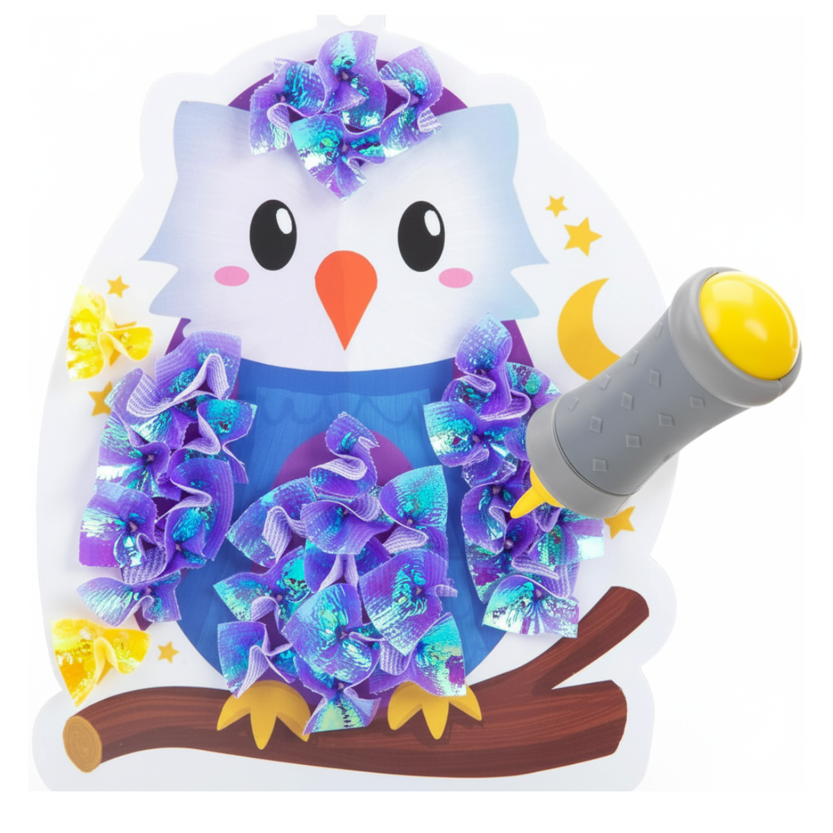 Tufting Kit | Senzorická kreativní hra s barevnými lístky | pro děti 4+