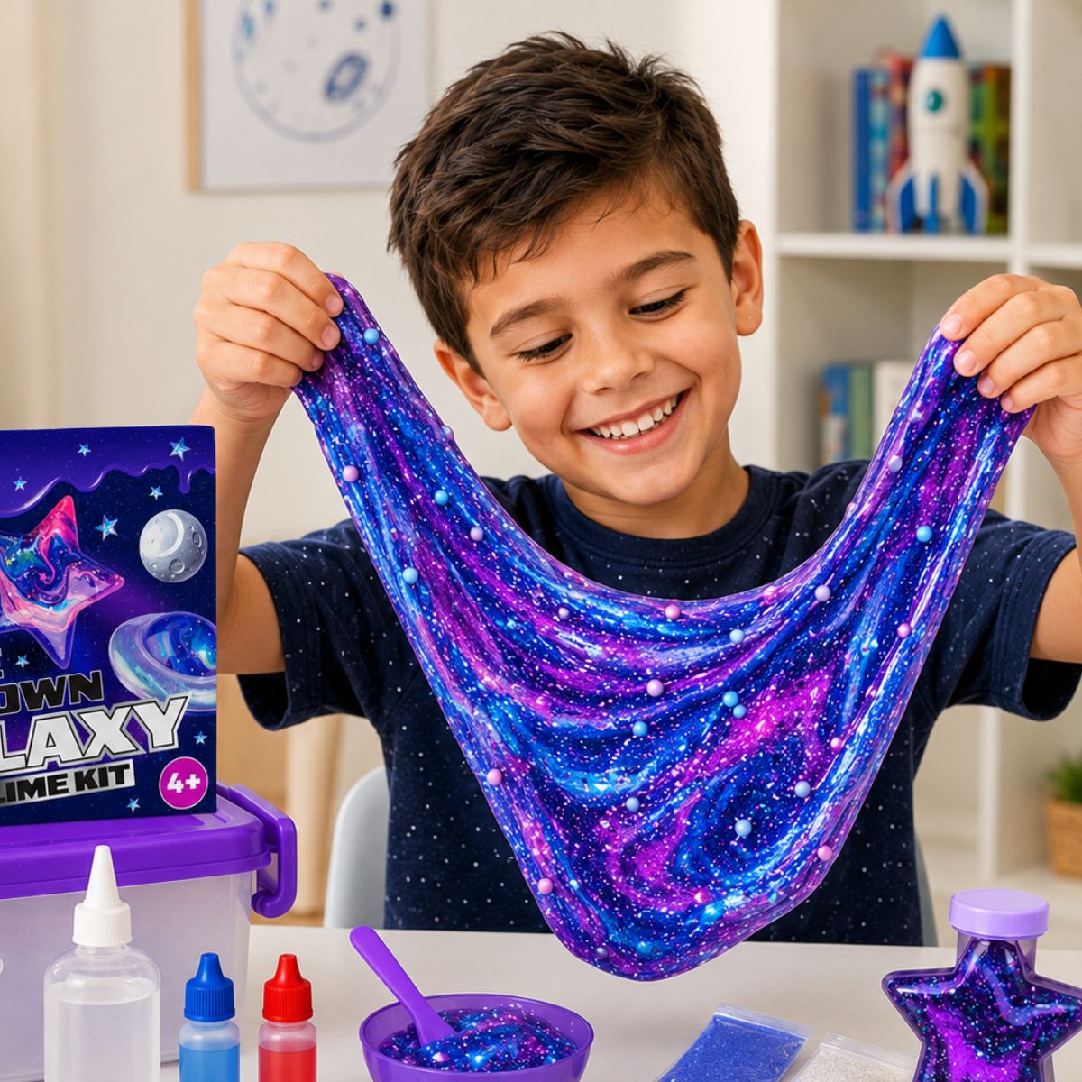 DIY Slime Squishies – Galaxie (4+ let)