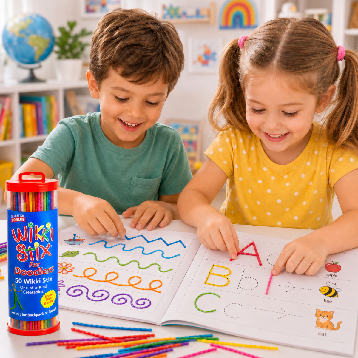Wikki Stix Magické voskované provázky (sada 50 ks, od 3 let)