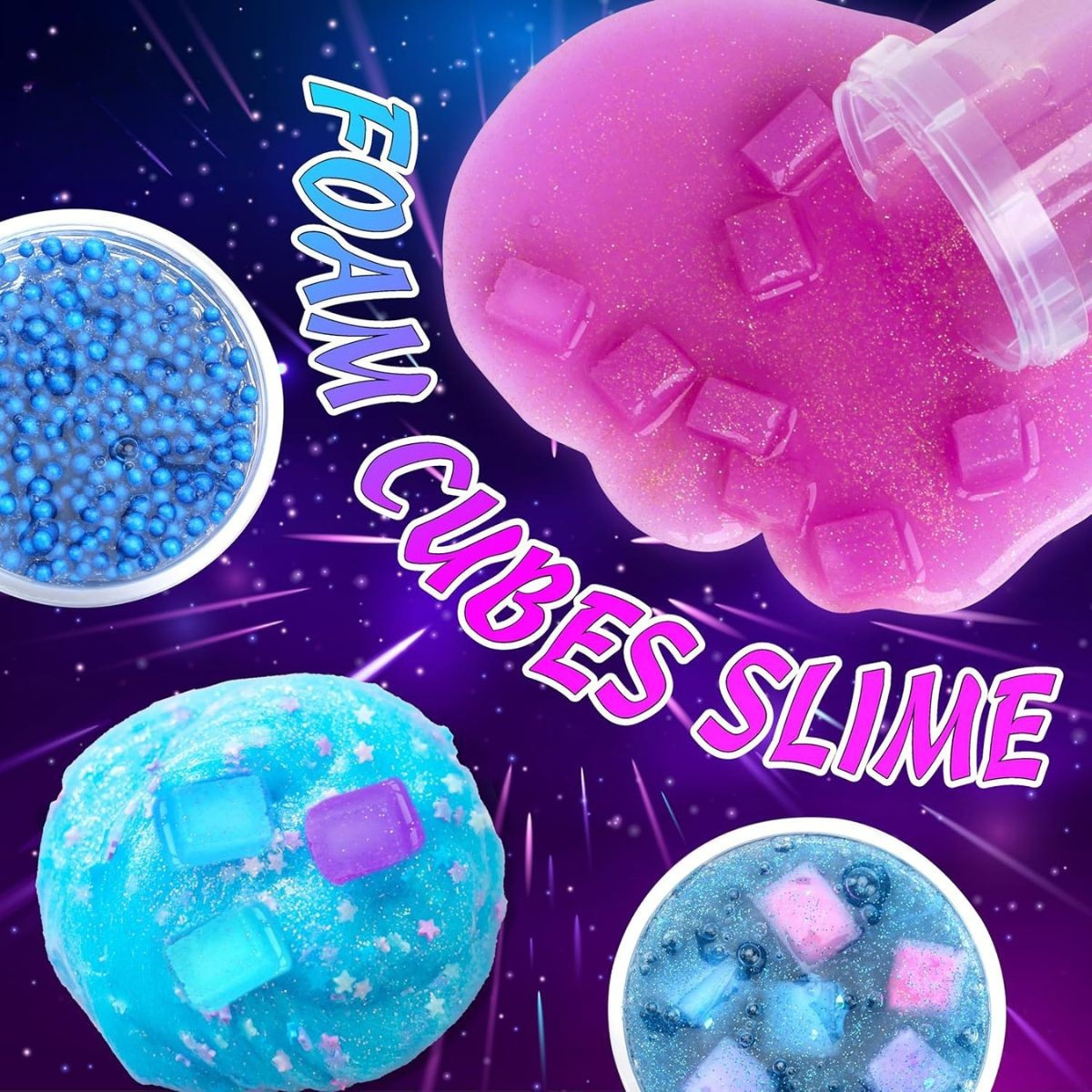 Galaxy Slime Kit | Vytvoř si svou slizkou galaxii | pro děti 4+