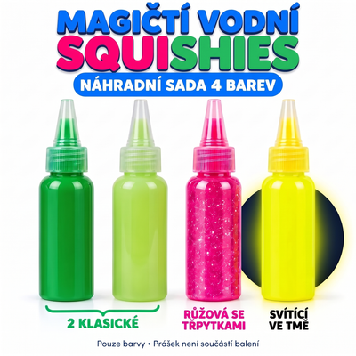 4× Náhradní gelové barvy
