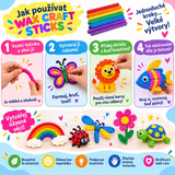 Wikki Stix Magické voskované provázky (sada 50 ks, od 3 let)