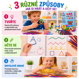 Wikki Stix Magické voskované provázky (sada 50 ks, od 3 let)