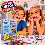 Wikki Stix Magické voskované provázky (sada 50 ks, od 3 let)