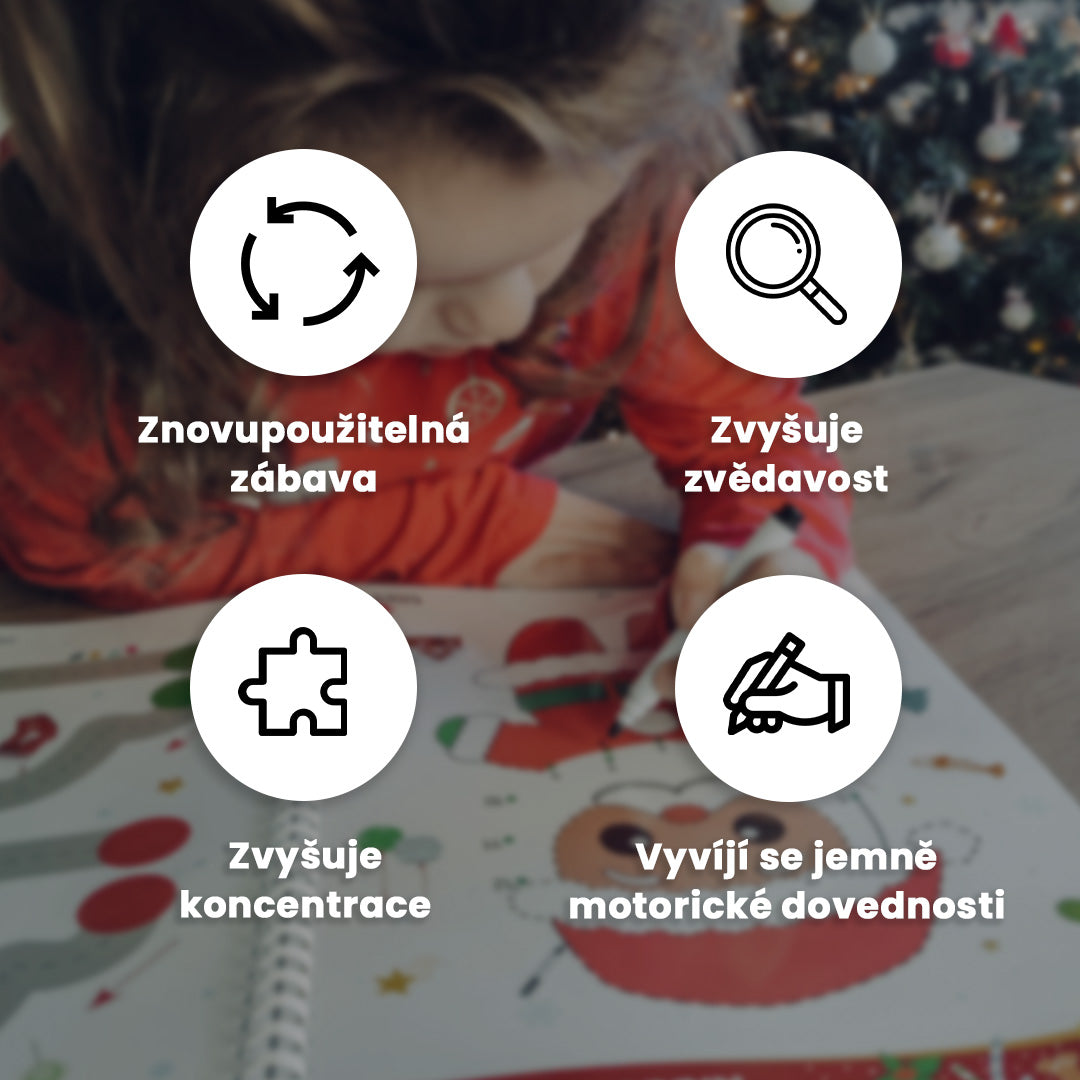 Montessori vánoční pracovní sešit