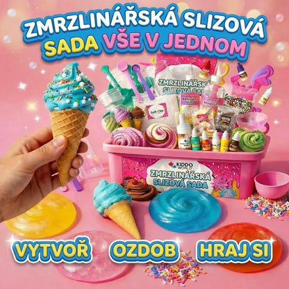 Naber, namíchej a vytvoř: Ultimatní 42dílná sada na výrobu Ice Cream Slime