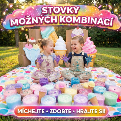 Naber, namíchej a vytvoř: Ultimatní 42dílná sada na výrobu Ice Cream Slime