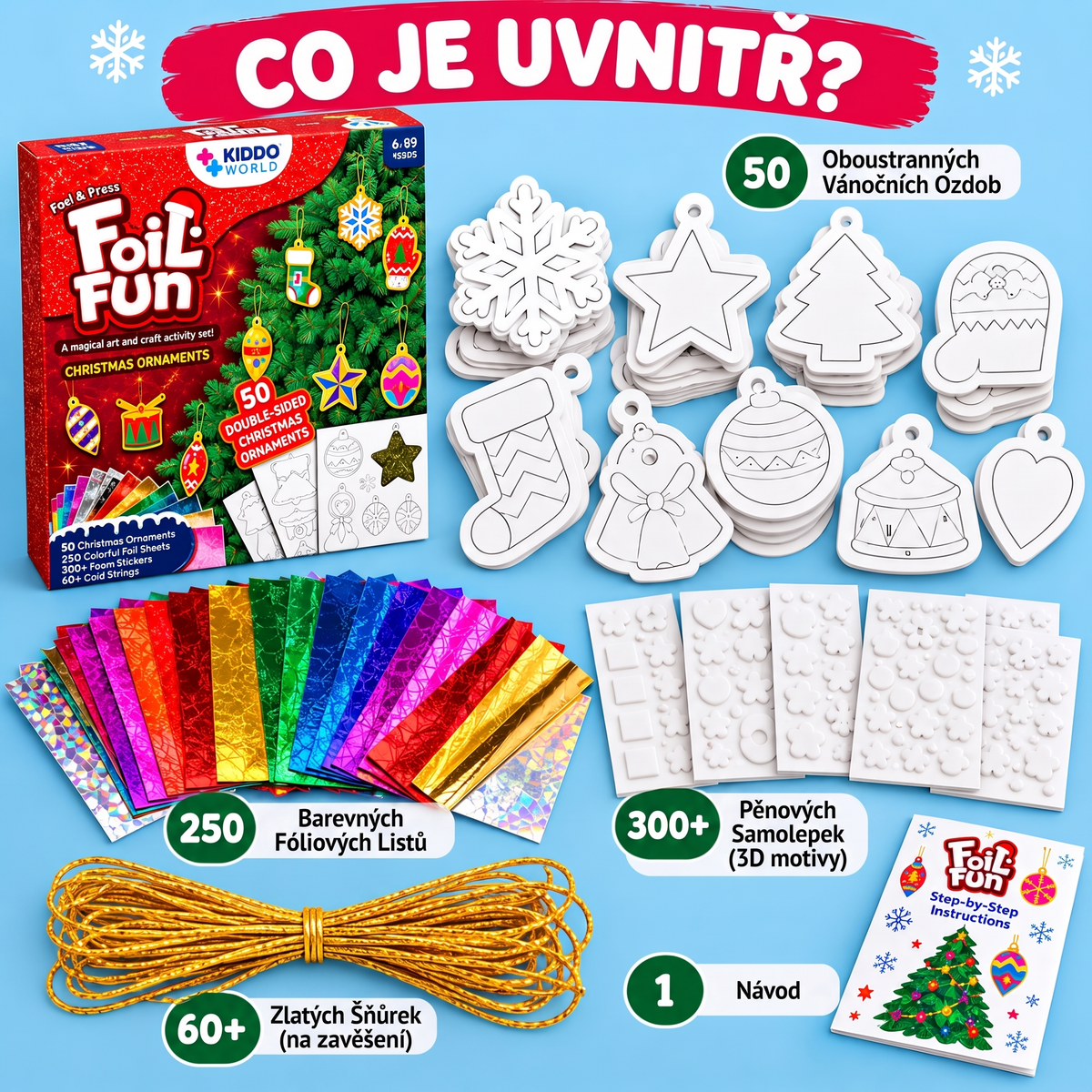 Foil Fun – třpytivé vánoční ozdoby, obrázek 6