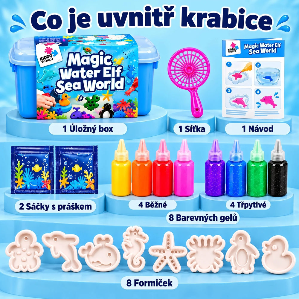 Magic Water Squishies – Mořský svět – obrázek 4