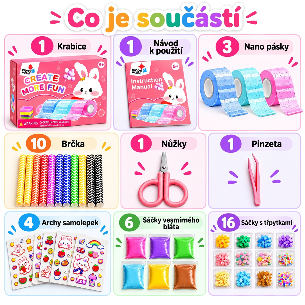 Návod krok za krokem: jak vyrobit squishy bublinu z nano pásky