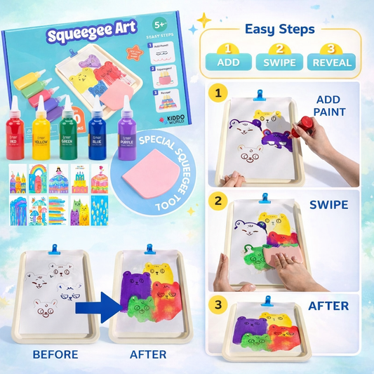 Squeegee Art | Kouzelná malovací sada