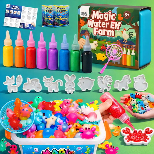 Kouzelní vodní skřítci, Zvířátka z farmy, 8 barev a 8 formiček