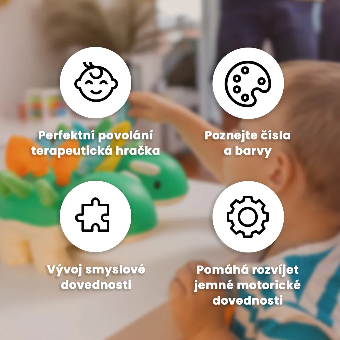 Montessori dinosauří hračka