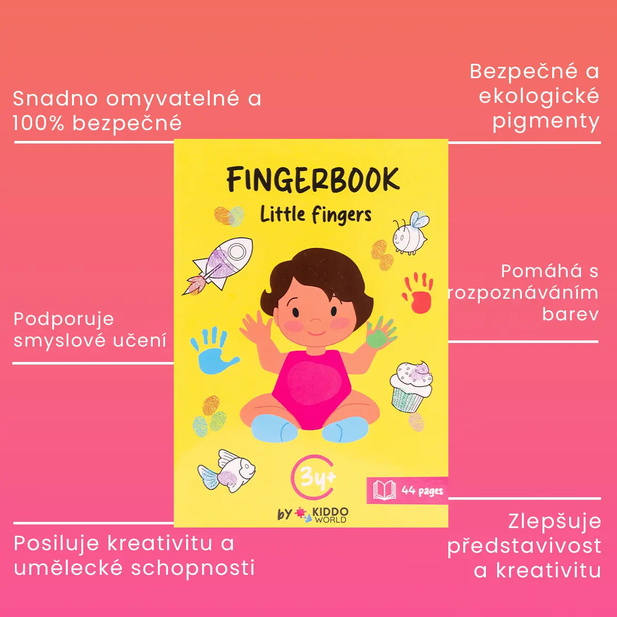 Omalovánka otisků prstů Little Fingers (3+ roky)