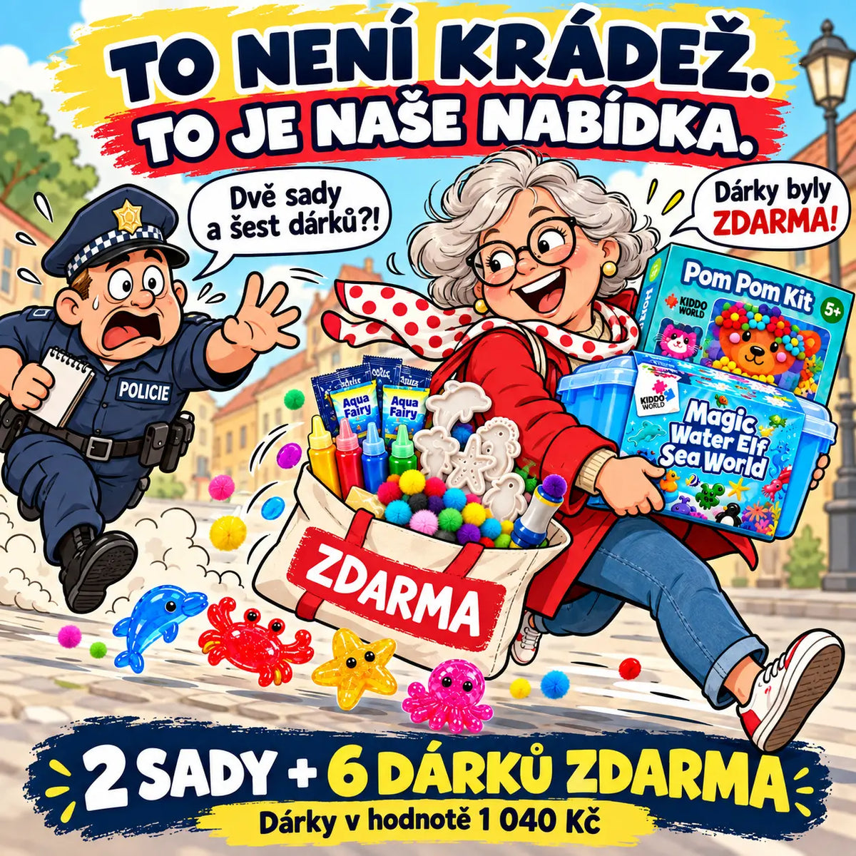 Velký kreativní balíček I 2 sady + 6 dárků ZDARMA, obrázek 7