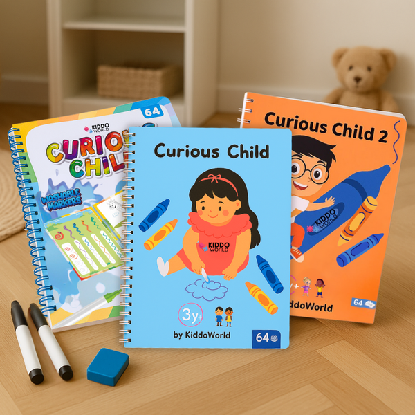 Super balíček SMART KID – 3x piš a smaž sešity pro nácvik psaní, opakovaně použitelné (Celkem 192 stran, 2–6 let)