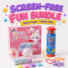 Zábava bez obrazovek | Bubble Squishies + Wikki Stix