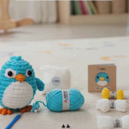 Sada na háčkování pro začátečníky | Tučňák Oli | Doporučeno pro od 10 let