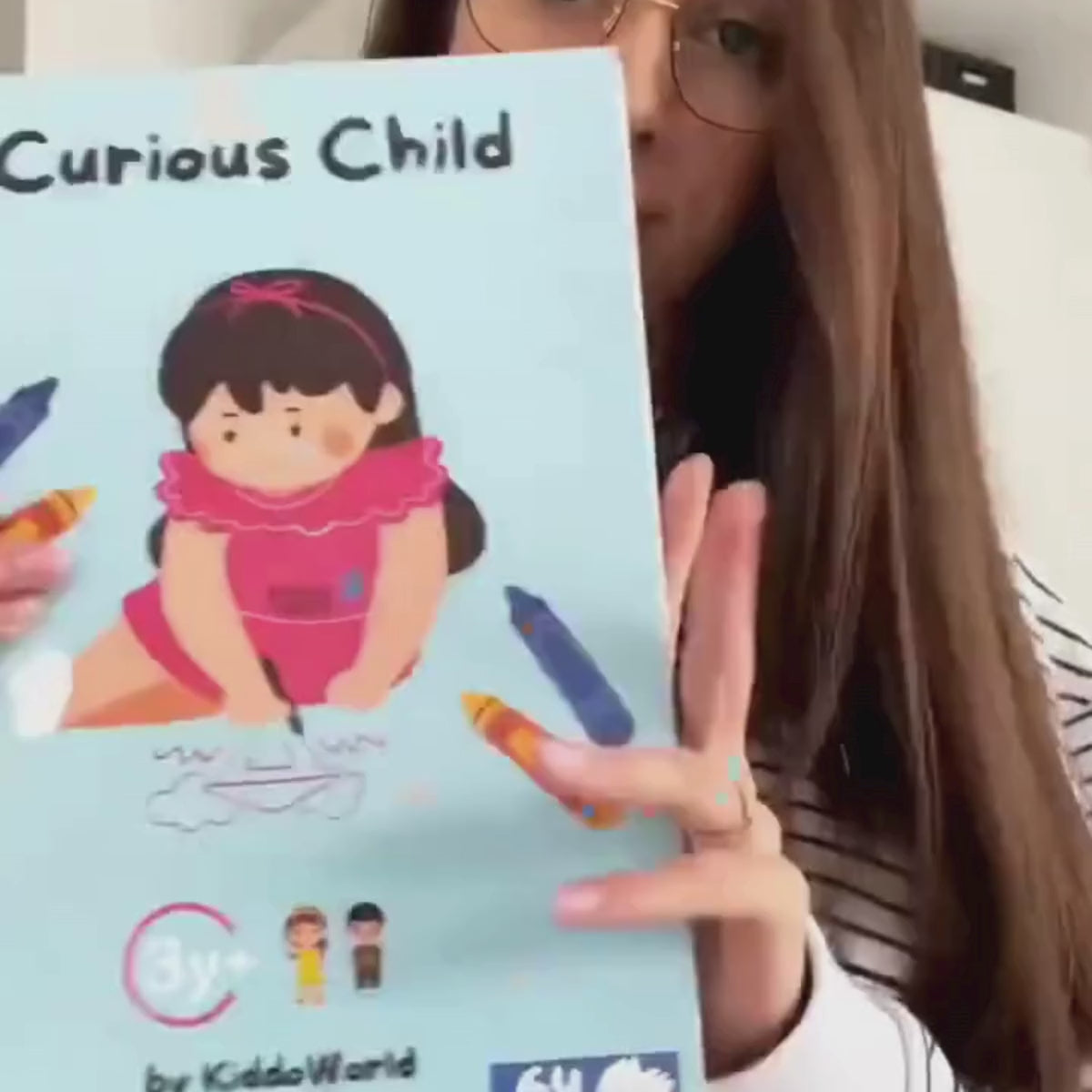 Curious Child | Mažatelná kniha pro nácvik psaní a logiky (64 stran, 3+ let)