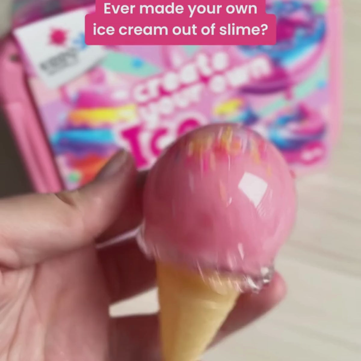 DIY Slime Squishies – Zmrzlina (4+ roky)