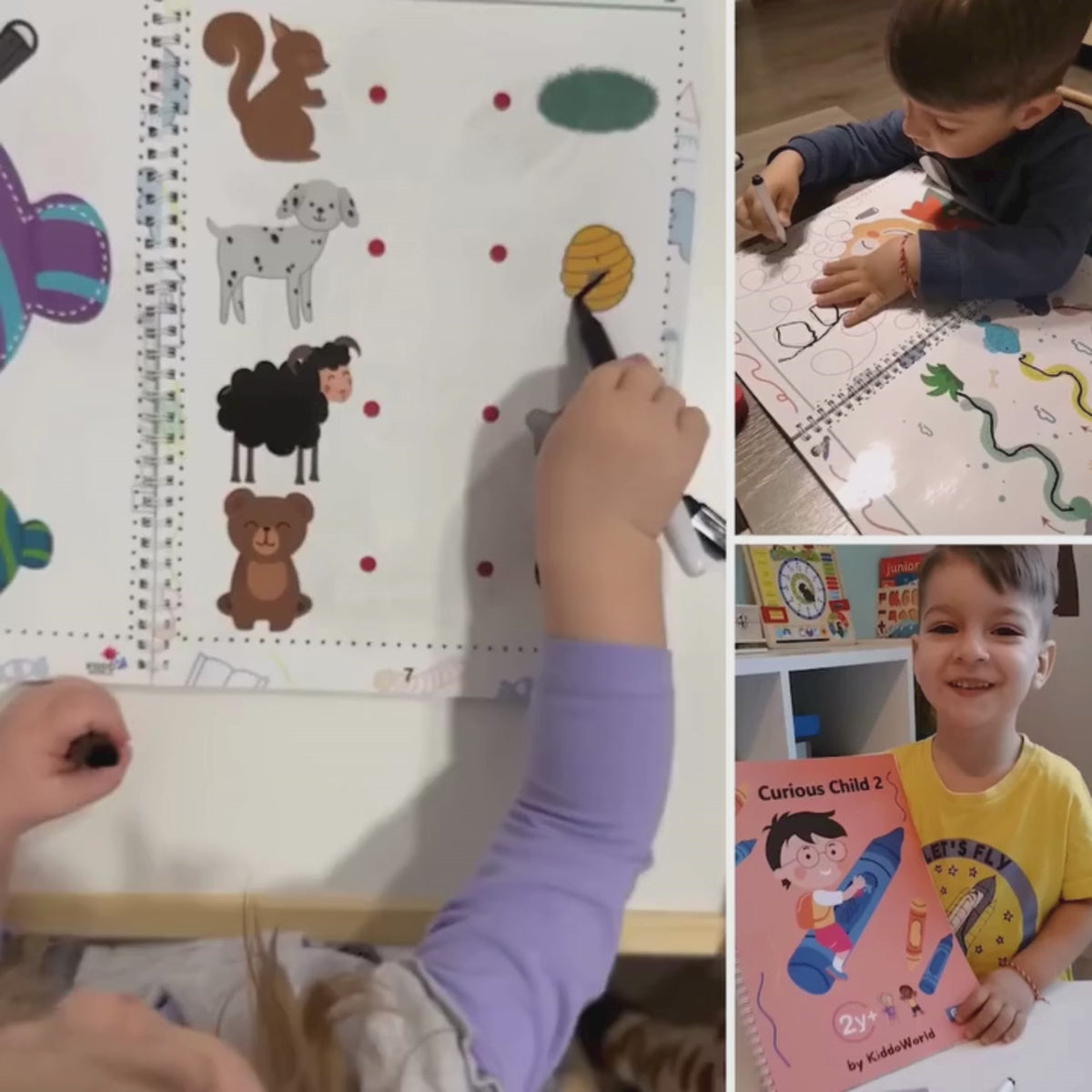 Curious Child 2 | Piš-maž sešit pro nácvik psaní (64 stran, 2+ roky)