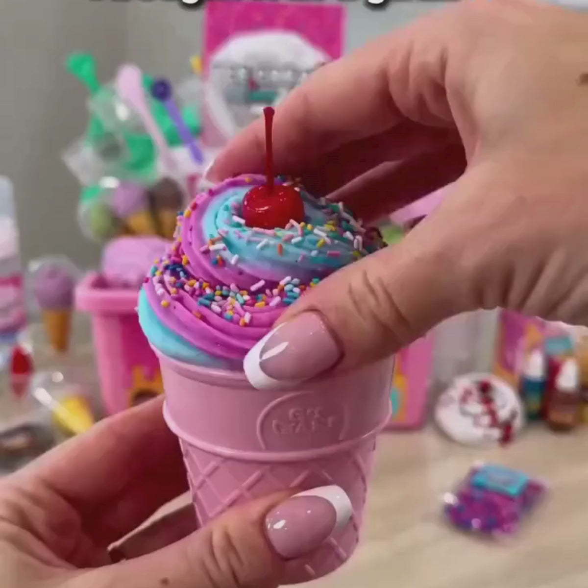 DIY Slime Squishies – Zmrzlina (4+ roky)