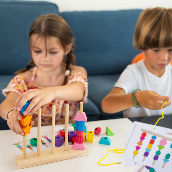 Montessori dřevěná desková hra